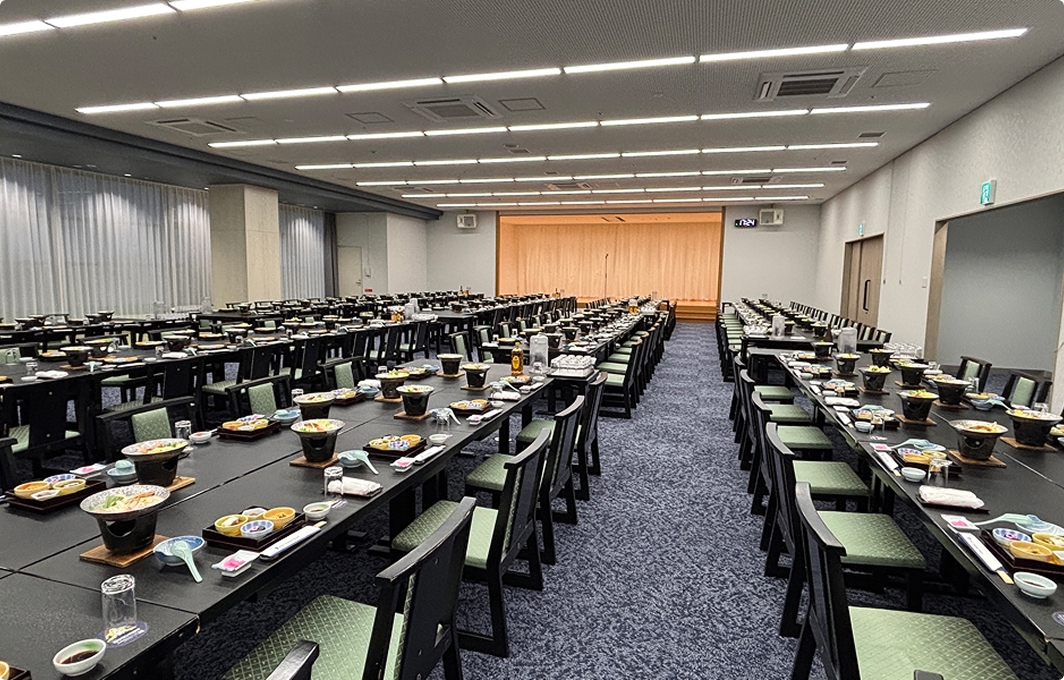 宿泊付き宴会プランの会場例