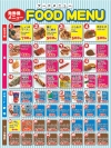 屋外レジャープールの売店メニュー