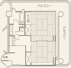 和室　間取り図