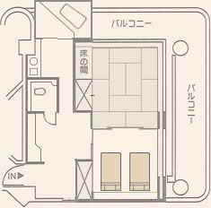 和室　間取り図