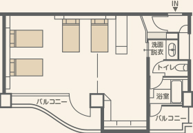 和室　間取り図