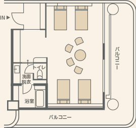 和室　間取り図