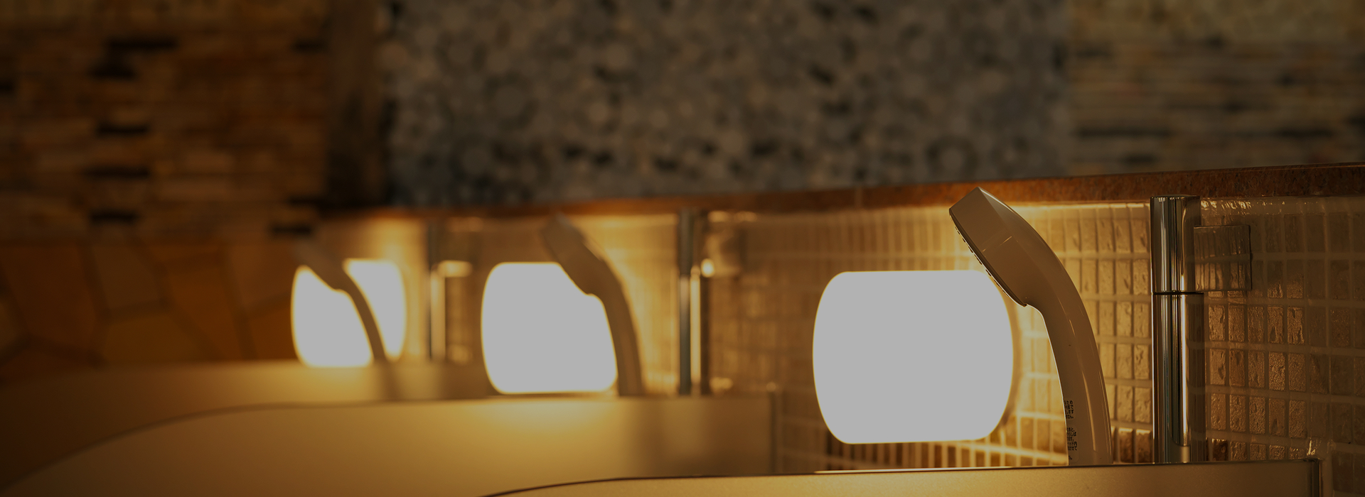 写真：館内照明